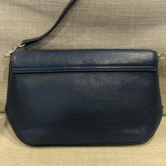 Marc by Marc Jacobs Navy Blue with Silver Hardware Noa Leather Crossbody Bag - Picture 5 of 12